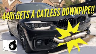 440i GETS A VRSF CATLESS DOWNPIPE!! (performance tests and sound clips)