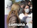 Inés Perry. precandidata a Legisladora Porteña, recorriendo la Comuna 4