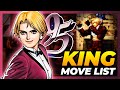 KING MOVE LIST - The King of Fighters '95 (KOF95)