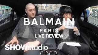 Balmain - Autumn / Winter 2019 Womenswear Live Review