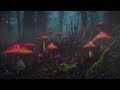 10 hours of rain u0026 thunder in the enchanted forest relax study sleep thunderstorm sounds