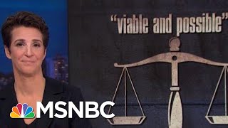 Donald Trump Hints At Defying Court, Edges Toward Constitutional Crisis | Rachel Maddow | MSNBC