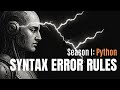 Syntax Errors in Less Than 4 Minutes | Python for AI