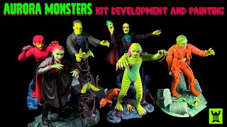 Aurora Monsters Kit Development and Painting