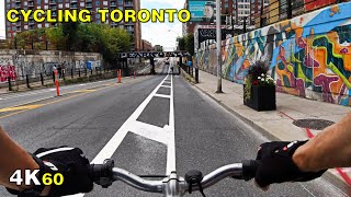 Cycling Bloor West, High Park & the Waterfront (Narrated) in Toronto [4K]