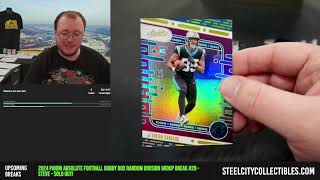 2024 Panini Absolute Football Hobby Box Random Division Group Break #28 - Steve