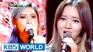 Sojung(Ladies' Code) & Hwasa(MAMAMOO) - Day By Day [Music Bank Special Stage / 2016.12.02]