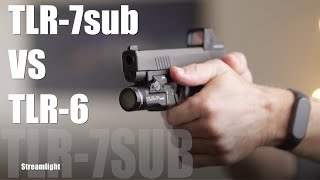 Streamlight TLR-7sub VS TLR-6 Review Best Weapon Light  | P365XL | TLR7sub wiggle problem SOLVED