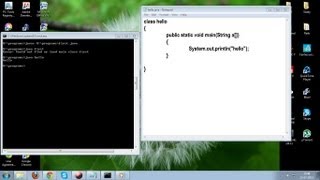 How to run java programs on command prompt(without actually knowing cmd)