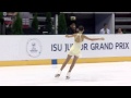 2015 ISU Junior Grand Prix Bratislava Ladies Free Skate Kim CHEREMSKY UKR