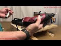 Harbor Freight Chicago Electric Electric Rotary Tool (dremel) Review and Use Demonstration