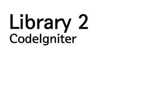 CodeIgniter - library 2 & Form Validation