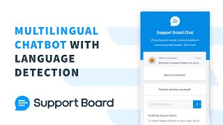 Multilingual chatbot with language detection