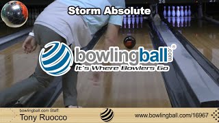 bowlingball.com Storm Absolute Bowling Ball Reaction Video Review