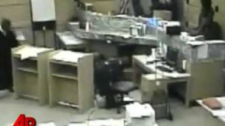 Raw Video: Judge Jumps Bench to Protect Witness