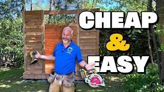 The Easiest Way to Frame a Shed