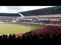 Keseruan sebelum pertandingan persahabatan PSIS vs AREMA FC