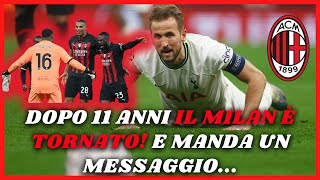 🚨 Il Milan lascia per strada il Tottenham e lancia un messaggio ⚽