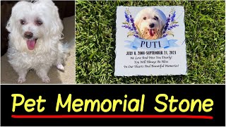 ✅Best Pet Memorial Stone Options Customizable for Indoors or Outdoors | My Dog Just Died