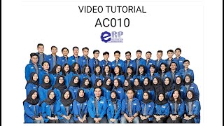 Video Tutorial AC010 (Exercise 21 - 23)