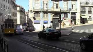 Tramways in Lisbon.