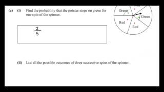 Probability (2013 OL)