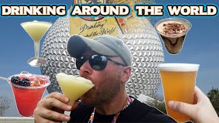 EPCOT Drinking Around the World CHALLENGE 2023 - The Ultimate Guide