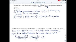 AP Calculus BC Exam 2023 - FRQ 1 (Calculator)