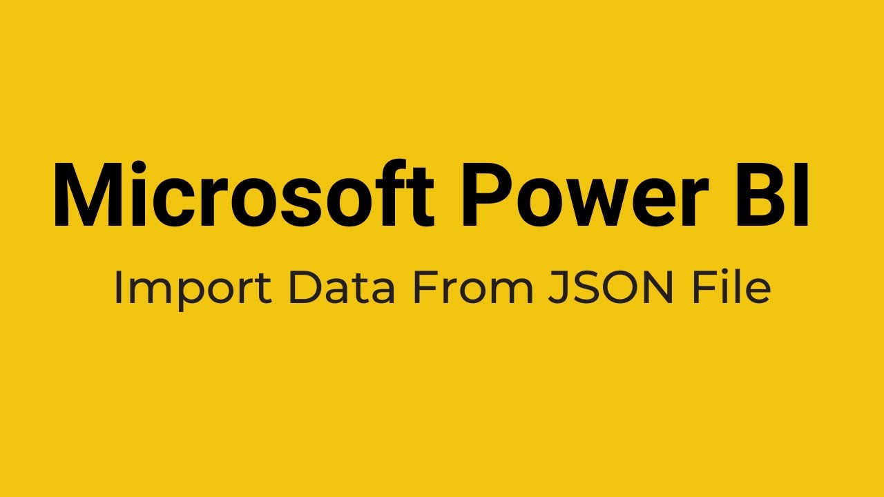 Power Bi How To Import Json Data To Power Bi – NBKomputer