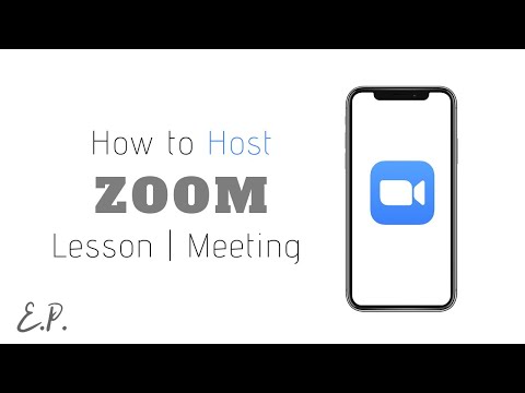 How to host/schedule a Zoom video conference using your phone
