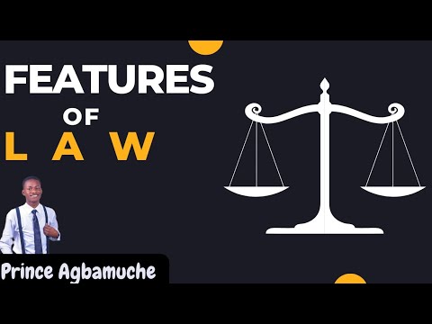 Introduction To Legal Method || Features Of Law- For Nigerian Law ...