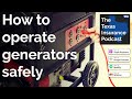 How to safely use a portable generator