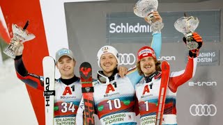 Men's Slalom - Award Ceremony - Schladming AUT - 2022
