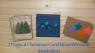 3 Magical Christmas Card Ideas: DIY Craft Inspiration