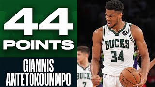 Giannis' CLUTCH 44-Point Performance In Comeback Win At Brooklyn!