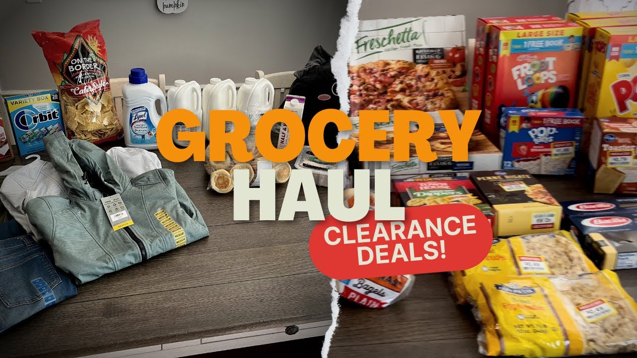 Grocery Shopping Haul | Huge Clearance Haul | Shoo With Me - YouTube