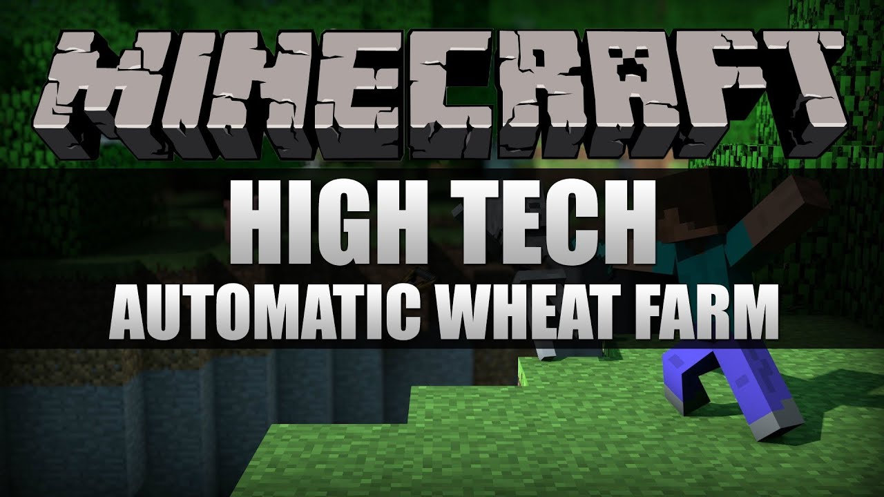 MineCraft - BEST Automatic Wheat Farm (EASIEST) - YouTube