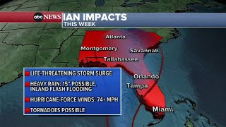 Hurricane tracker: Ian upgraded to Category 2 storm as it heads toward Cuba, Florida