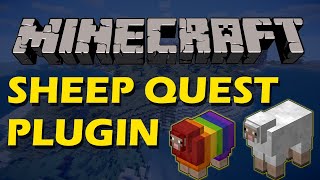 Fun minigame in Minecraft with Sheep Quest Plugin