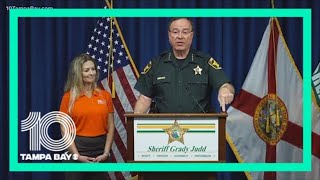 Polk County Sheriff Grady Judd gives details about an ongoing homicide investigation