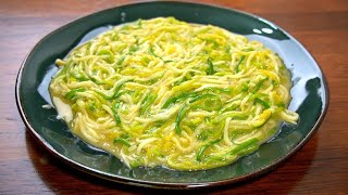 Steamed eggs cooked with zucchini and potatoes