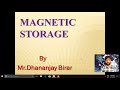 Magnetic Storage