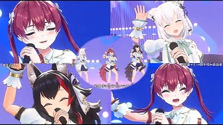 【宝鐘マリン】最高なメンツが歌う「微笑がえし」【ホロライブ/宝鐘マリン/白上フブキ/大神ミオ】