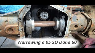 Narrowing a +05 Super Duty D60 Part 1