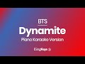 Dynamite - BTS - Piano Karaoke Instrumental - Original Key