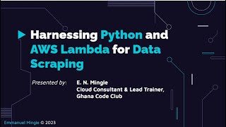 Harnessing AWS Lambda And Python For Data Scraping