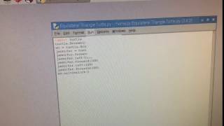 Equilateral triangle using Python Turtle