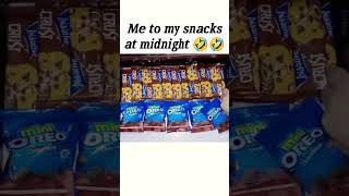 🤣Me to my snacks at night 😋😂|Funny meme 🤪#shorts #food #yummy #funny #memes #youtubeshorts