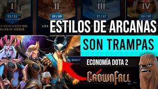 ECONOMÍA DOTA 2 ESTILOS DE ARCANAS IMPERIA, VENGEFUL SPIRIT Y SKYWRATH MAGE TIENEN TRAMPA CROWNFALL