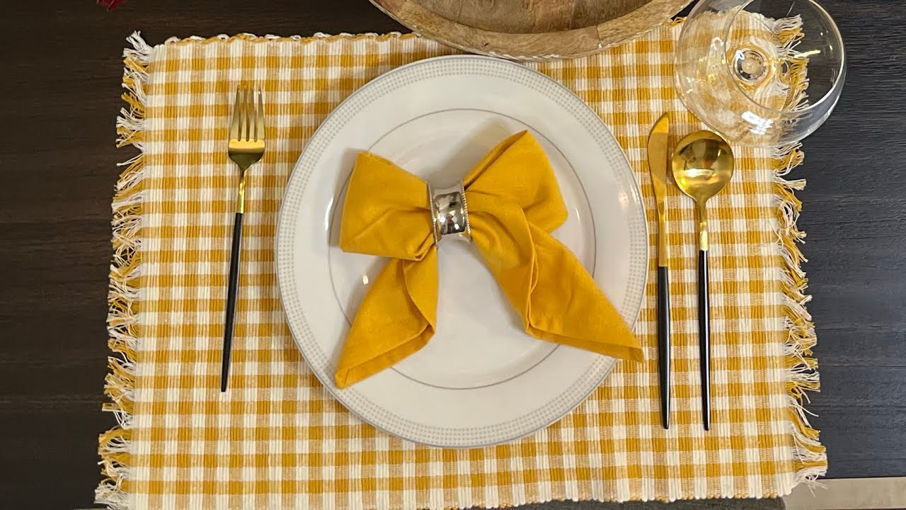 Bow Napkin Tutorial рџћђ Youtube